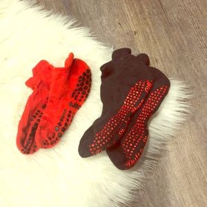 2 pair barre socks Pure Barre & BarreSocks brand